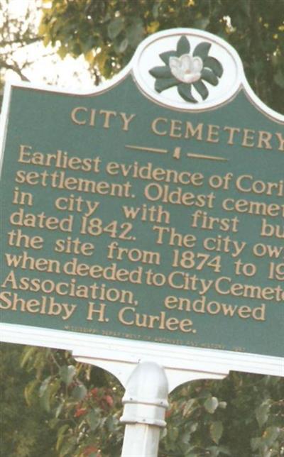 Corinth City Cemetery on Sysoon