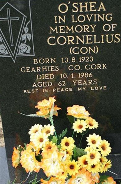 Cornelius "Con" O'Shea on Sysoon