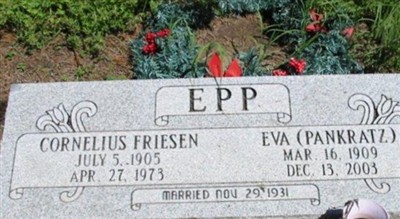 Cornelius Friesen Epp on Sysoon