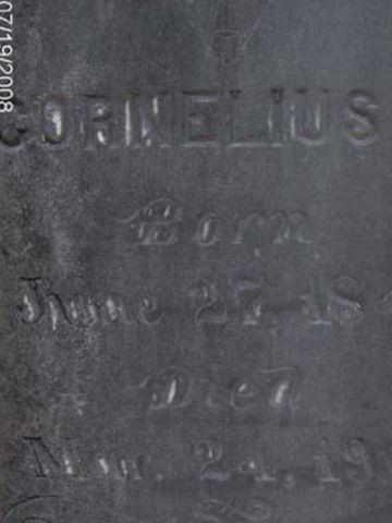 Cornelius Hathaway Stone on Sysoon