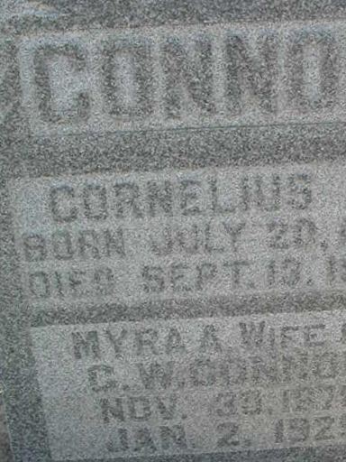 Cornelius W. Connor on Sysoon