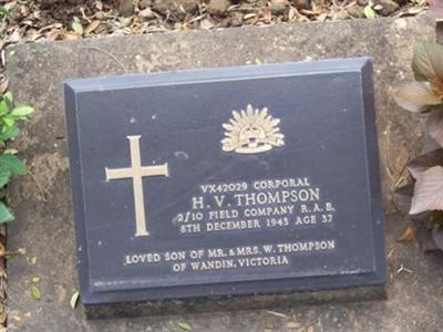 Corporal Henry Victor Thompson on Sysoon