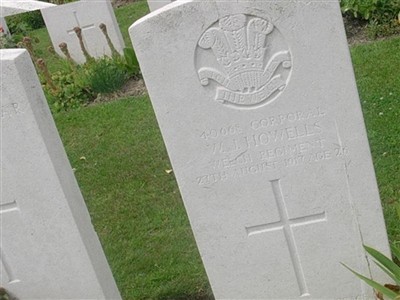 Corporal Wilfred Jarvis Howells on Sysoon