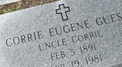 Corrie Eugene Guess on Sysoon