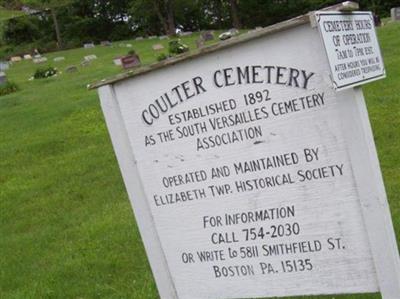 Coulter Cemetery on Sysoon