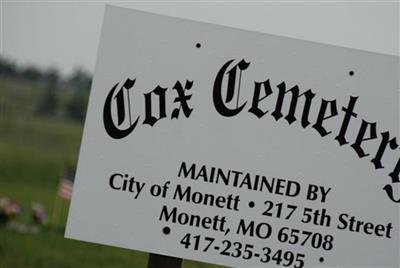 Cox Cemetery on Sysoon