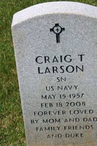 Craig T Larson on Sysoon