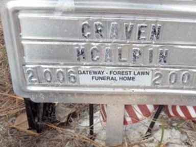 Craven McAlpin on Sysoon