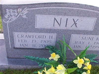 Crawford H Nix on Sysoon