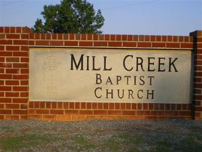 Mill Creek Baptist Church Cemetery on Sysoon