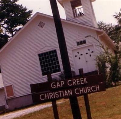 Gap Creek Christian Church Cemetery on Sysoon