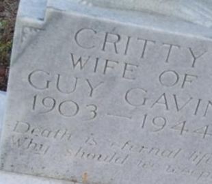 Critty Gavin on Sysoon