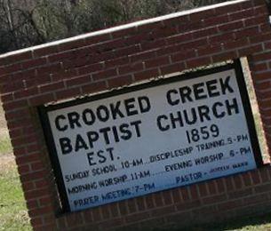 Crooked Creek Baptist Church Cemetery on Sysoon