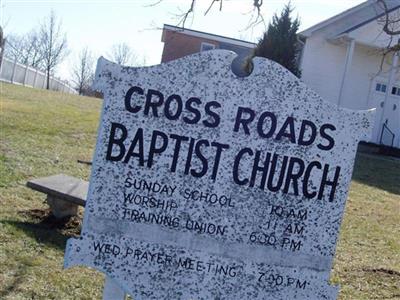 Crossroads Baptist Church Cemetery on Sysoon