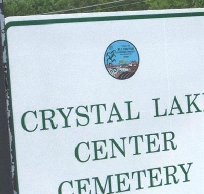 Crystal Lake Center Cemetery on Sysoon