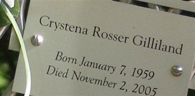 Crystena Rosser Gilliland on Sysoon