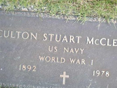 Culton Stuart McCleary on Sysoon