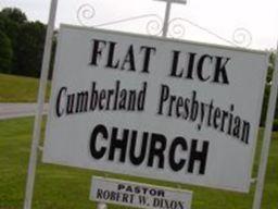 Flat Lick Cumberland Presbyterian Church Cemetery on Sysoon