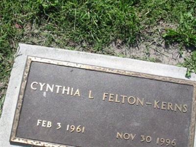Cynthia L. Felton-Kerns on Sysoon