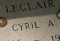 Cyril A. LeClair on Sysoon