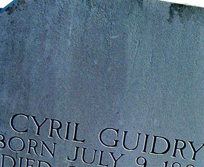 Cyril Guidry on Sysoon