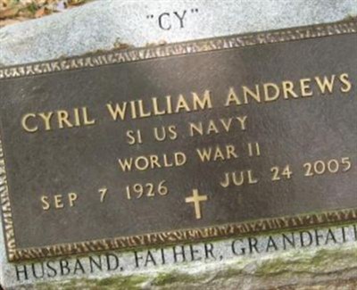 Cyril William "Cy" Andrews on Sysoon
