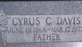Cyrus C Davis on Sysoon
