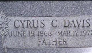 Cyrus C Davis on Sysoon