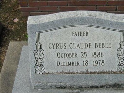 Cyrus Claude Bebee on Sysoon