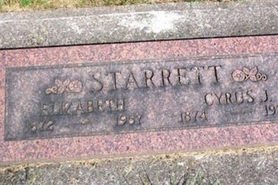Cyrus J. Starrett on Sysoon