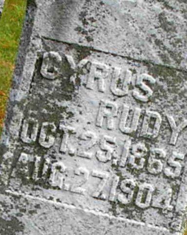 Cyrus Rudy on Sysoon
