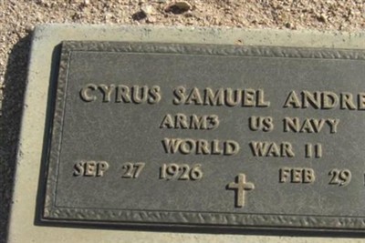 Cyrus Samuel Andrews on Sysoon