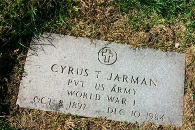Cyrus T Jarman on Sysoon