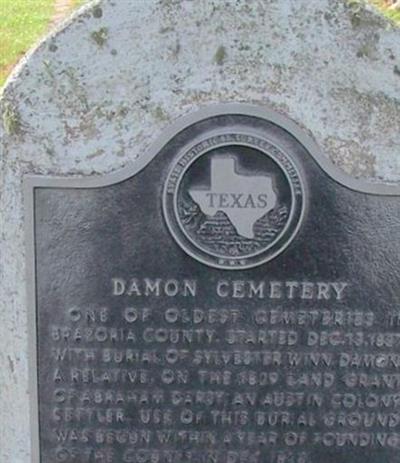 Damon Cemetery on Sysoon