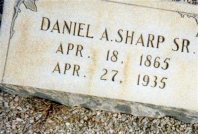 Daniel A Sharp, Sr on Sysoon
