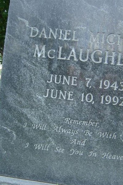 Daniel Michael McLaughlin on Sysoon