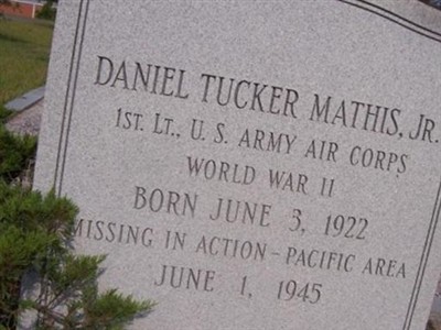 Daniel Tucker Mathis, III on Sysoon