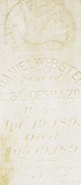 Daniel Webster DeShazor on Sysoon