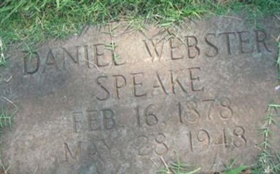 Daniel Webster Speake on Sysoon