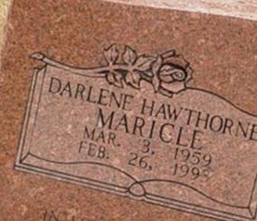 Darlene Hawthorne Maricle on Sysoon