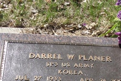 Darrel W Planer on Sysoon