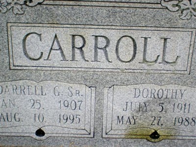 Darrell G Carroll, Sr on Sysoon