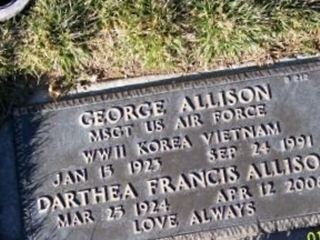 Darthea Francis Allison on Sysoon