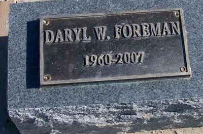 Daryl W. Foreman on Sysoon