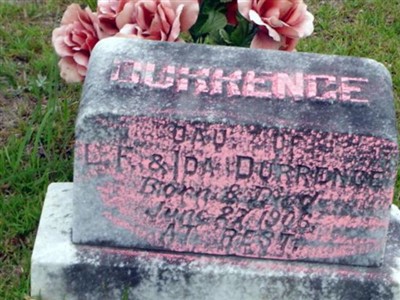 Daug of L.F. & Ida Durrence on Sysoon