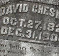 David Alexander Chesnut, III on Sysoon