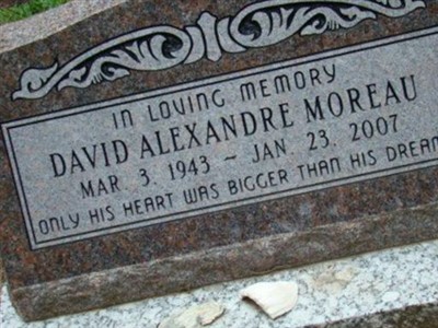 David Alexandre Moreau on Sysoon
