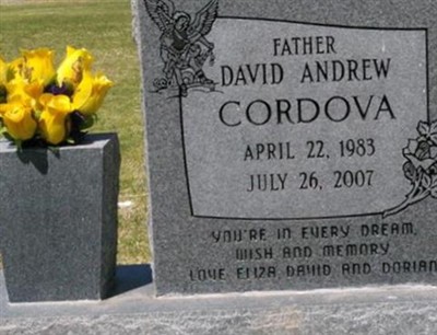 David Andrew Cordova on Sysoon