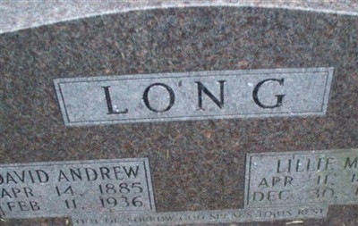 David Andrew Long on Sysoon
