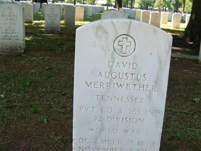 David Augustus Merriwether on Sysoon